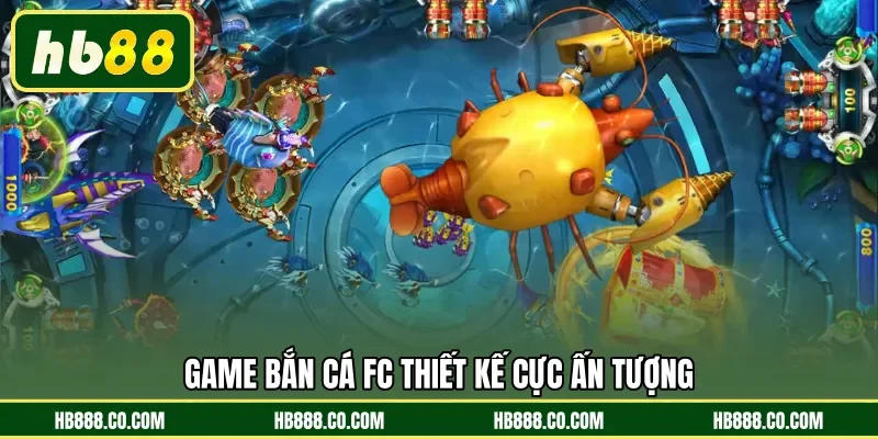Game Bắn Cá FC thiết kế cực ấn tượng