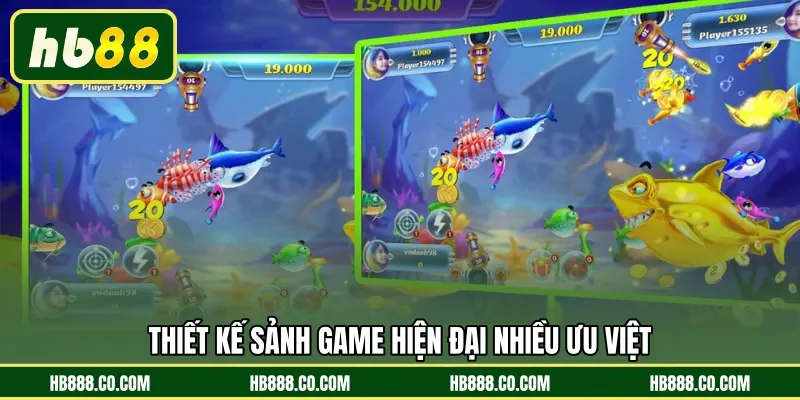 Thiết kế sảnh game hiện đại nhiều ưu Việt 