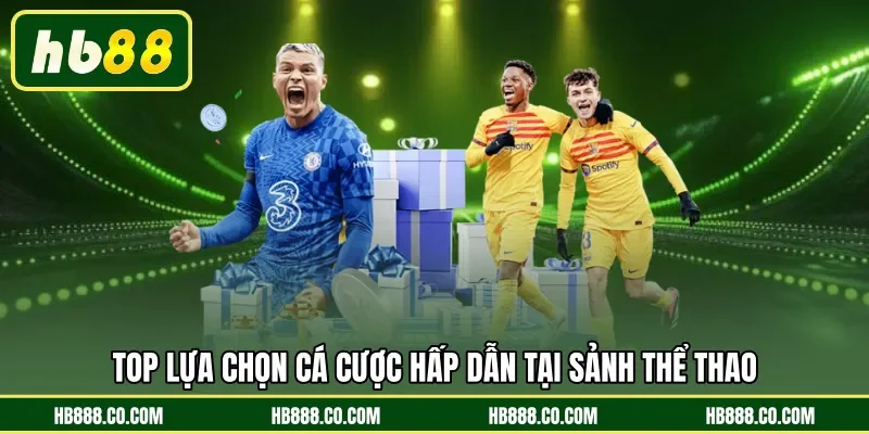 Top lựa chọn cá cược hấp dẫn tại sảnh thể thao